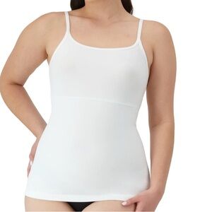 NWT Maidenform Flexees Shapes Firm Camisole Large Cami Cool Comfort White